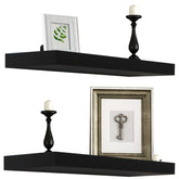 Rectangle Floating Shelves (2-Pack) - Sorbus Home